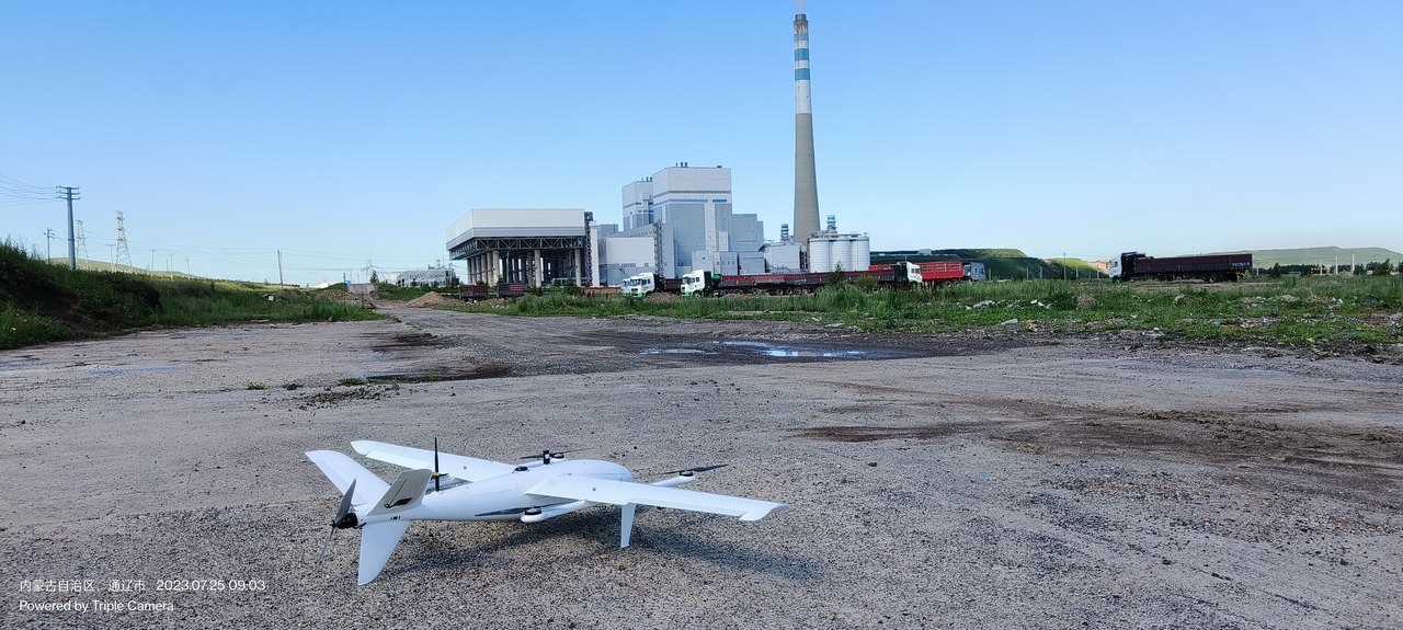 自主研发的无人机